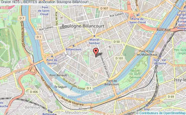 plan association Nos Libertes Boulogne-Billancourt