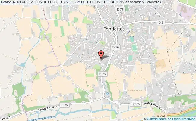 plan association Nos Vies À Fondettes, Luynes, Saint-etienne-de-chigny Fondettes