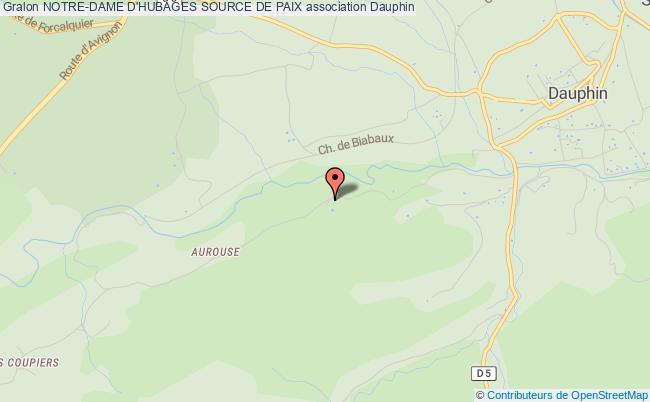 plan association Notre-dame D'hubages Source De Paix Dauphin