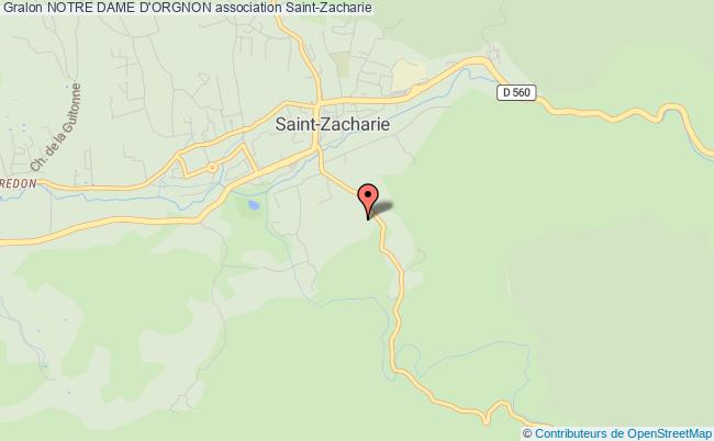 plan association Notre Dame D'orgnon Saint-Zacharie