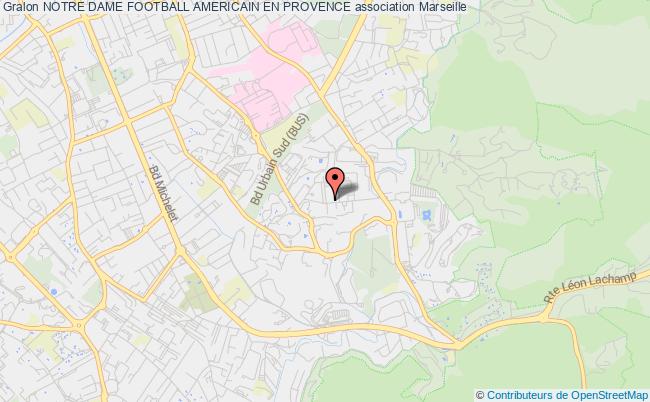 plan association Notre Dame Football Americain En Provence Marseille 9