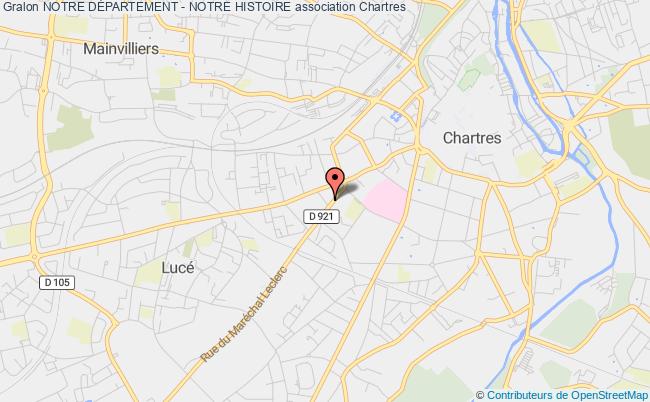 plan association Notre DÉpartement - Notre Histoire Chartres