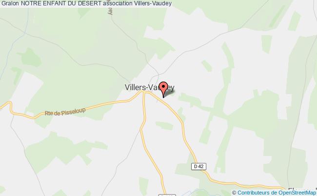 plan association Notre Enfant Du Desert Villers-Vaudey