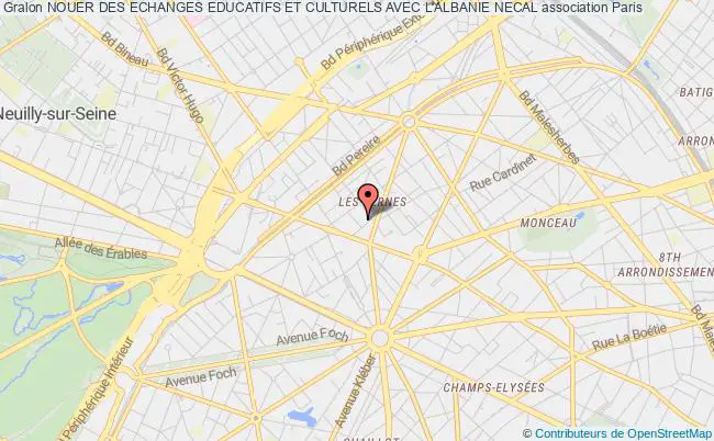 plan association Nouer Des Echanges Educatifs Et Culturels Avec L'albanie Necal Paris