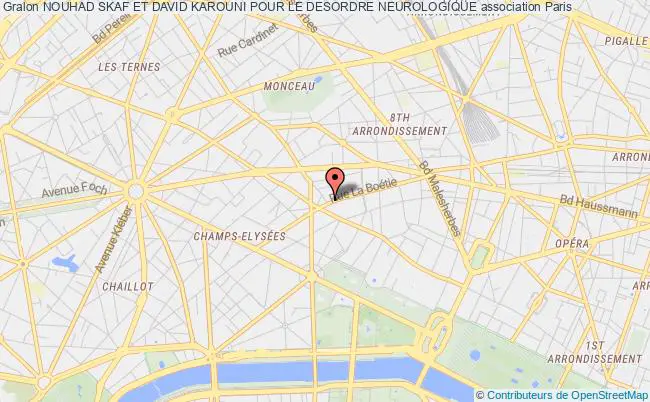 plan association Nouhad Skaf Et David Karouni Pour Le Desordre Neurologique Paris