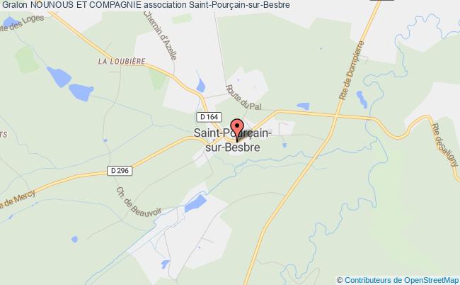 plan association Nounous Et Compagnie Saint-Pourçain-sur-Besbre