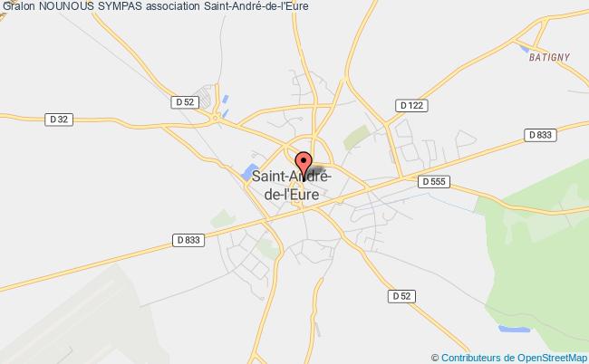 plan association Nounous Sympas Saint-André-de-l'Eure
