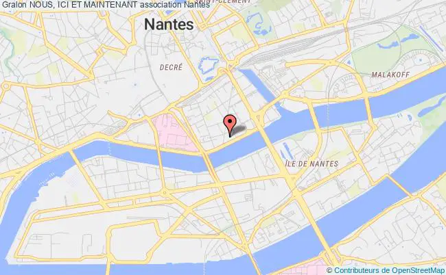 plan association Nous, Ici Et Maintenant Nantes