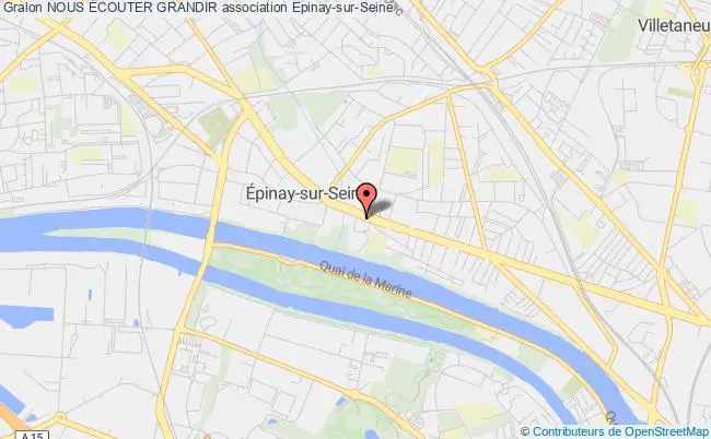 plan association Nous Écouter Grandir Épinay-sur-Seine
