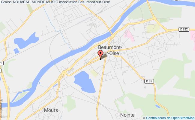 plan association Nouveau Monde Music Beaumont-sur-Oise