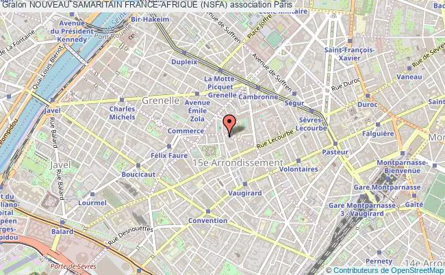 plan association Nouveau Samaritain France-afrique (nsfa) Paris
