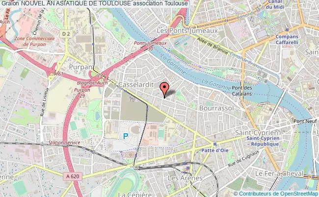 plan association Nouvel An Asiatique De Toulouse Toulouse