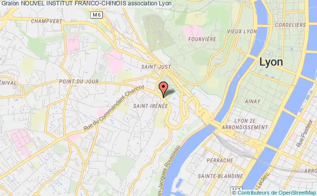 plan association Nouvel Institut Franco-chinois Lyon