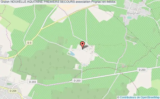 plan association Nouvelle Aquitaine Premiers Secours Prignac-en-Médoc