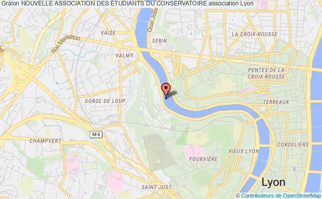 plan association Nouvelle Association Des Étudiants Du Conservatoire Lyon