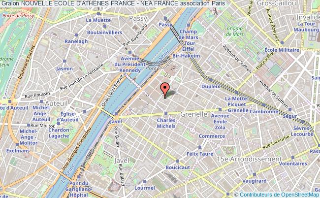 plan association Nouvelle Ecole D'athenes France - Nea France Paris