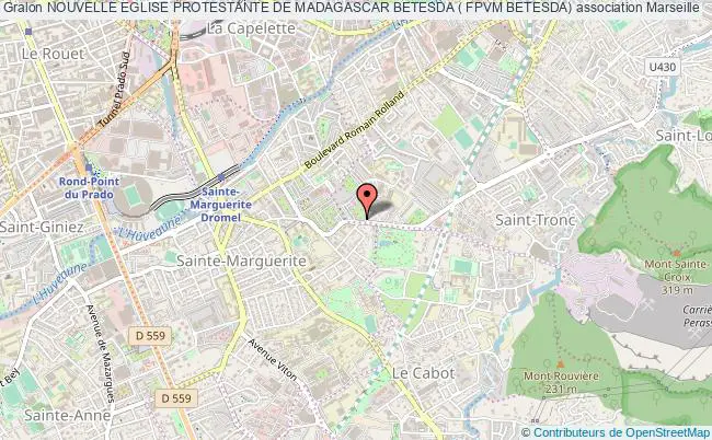 plan association Nouvelle Eglise Protestante De Madagascar Betesda ( Fpvm Betesda) Marseille