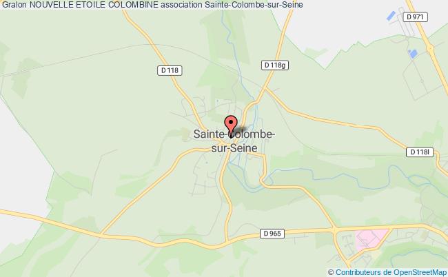 plan association Nouvelle Etoile Colombine Sainte-Colombe-sur-Seine