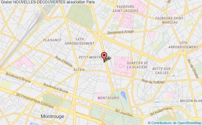 plan association Nouvelles-dÉcouvertes Paris
