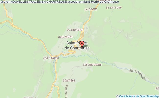 plan association Nouvelles Traces En Chartreuse Saint-Pierre-de-Chartreuse