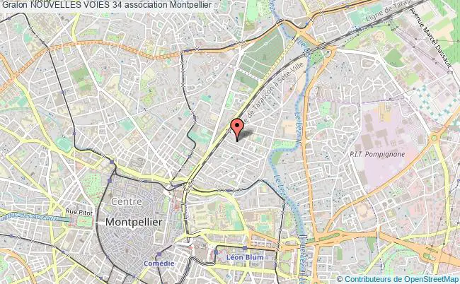 plan association Nouvelles Voies 34 Montpellier