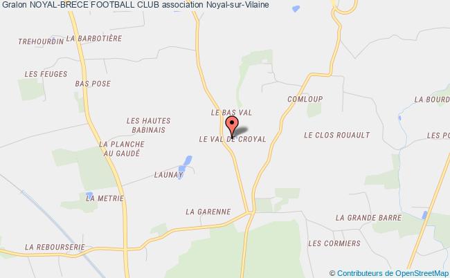plan association Noyal-brece Football Club Noyal-sur-Vilaine