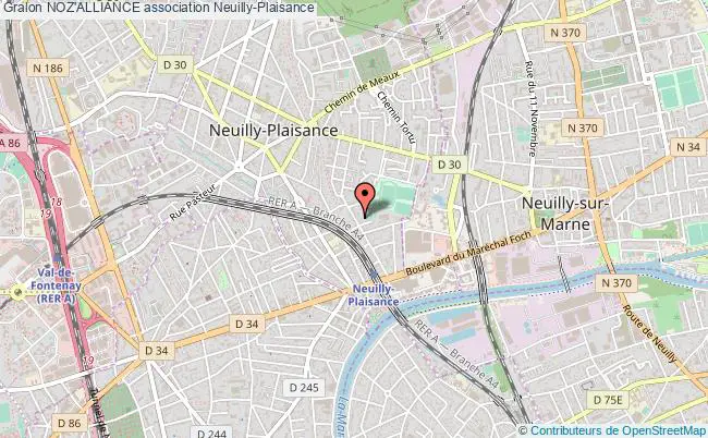 plan association Noz'alliance Neuilly-Plaisance