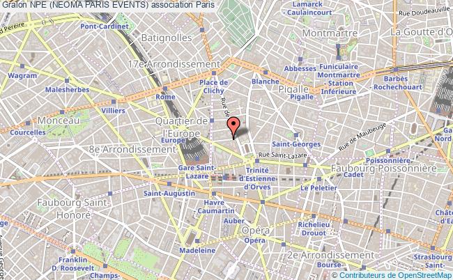 plan association Npe (neoma Paris Events) Paris