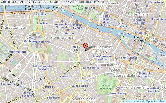plan association Nso Paris Vii Football Club (nsop Vii Fc) Paris