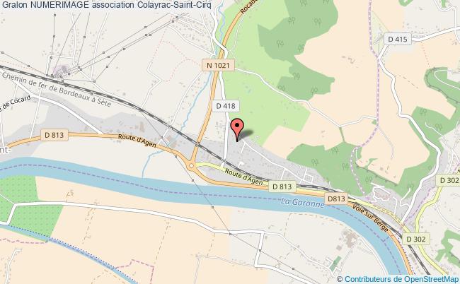 plan association Numerimage Colayrac-Saint-Cirq