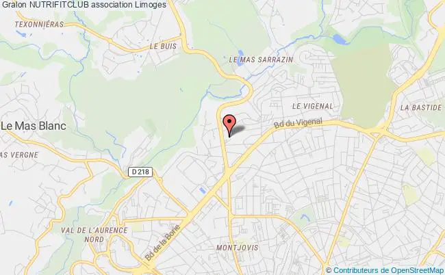 plan association Nutrifitclub Limoges