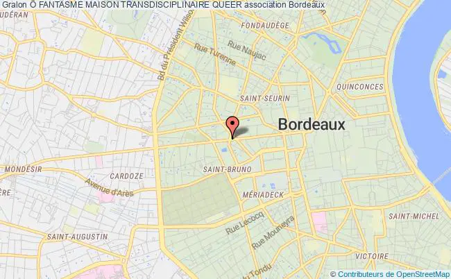 plan association Ô Fantasme Maison Transdisciplinaire Queer Bordeaux
