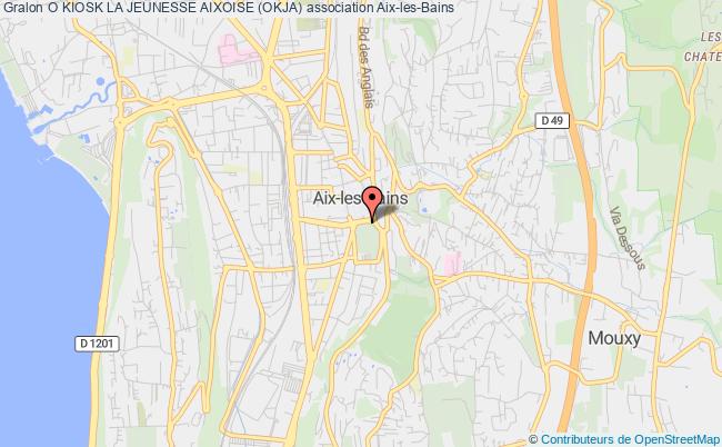 plan association O Kiosk La Jeunesse Aixoise (okja) Aix-les-Bains