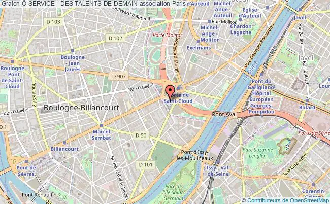 plan association Ô Service - Des Talents De Demain Paris
