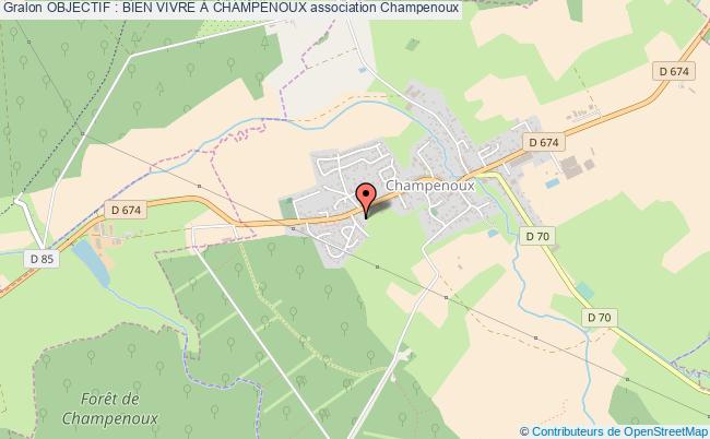 plan association Objectif : Bien Vivre À Champenoux Champenoux
