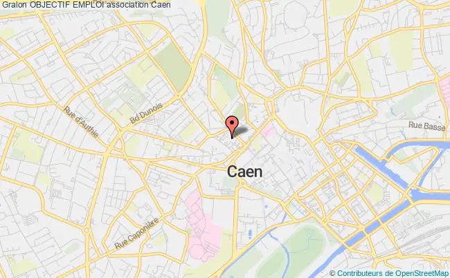 plan association Objectif Emploi Caen