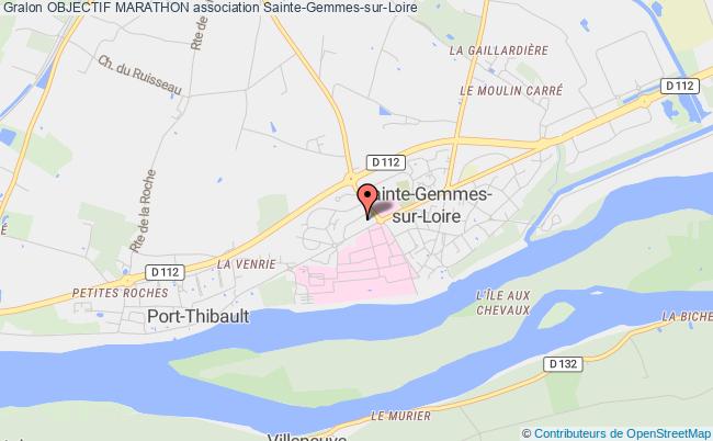 plan association Objectif Marathon Sainte-Gemmes-sur-Loire