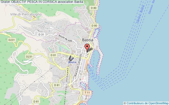 plan association Objectif Pesca In Corsica Bastia
