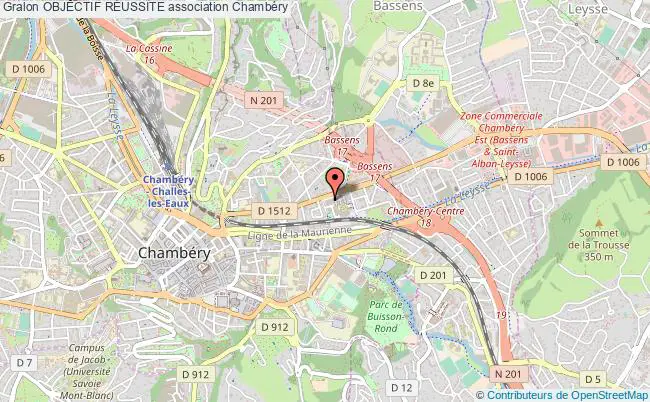 plan association Objectif RÉussite Chambéry