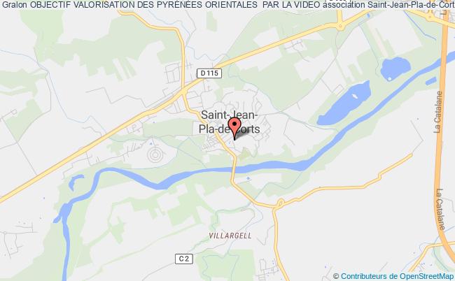 plan association Objectif Valorisation Des PyrÉnÉes Orientales  Par La Video Saint-Jean-Pla-de-Corts