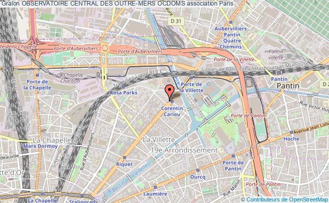 plan association Observatoire Central Des Outre-mers Ocdoms Paris