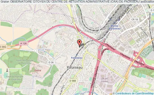 plan association Observatoire Citoyen Du Centre De Retention Administrative (cra) De Palaiseau Palaiseau