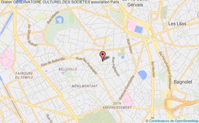 plan association Observatoire Culturel Des Societes Paris