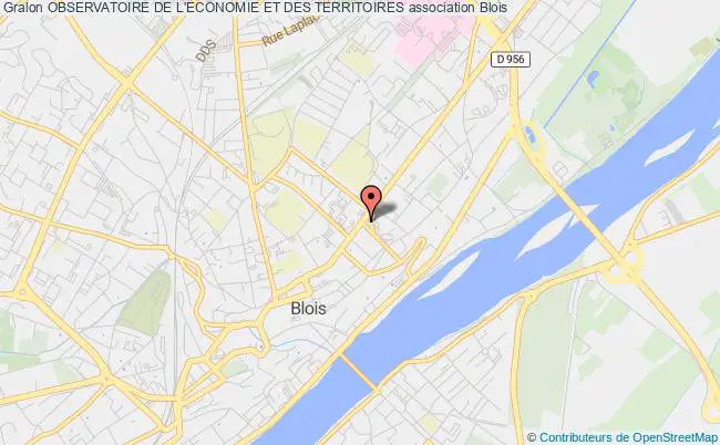 plan association Observatoire De L'economie Et Des Territoires Blois