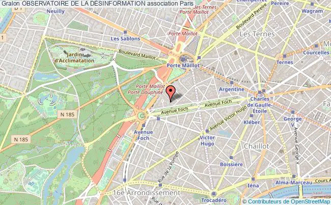 plan association Observatoire De La DÉsinformation PARIS