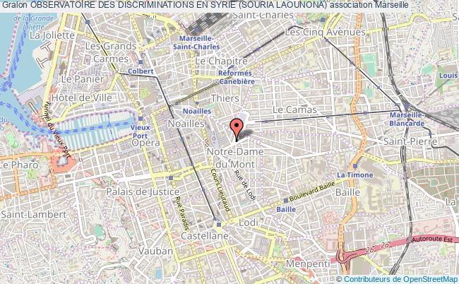plan association Observatoire Des Discriminations En Syrie (souria Laounona) Marseille