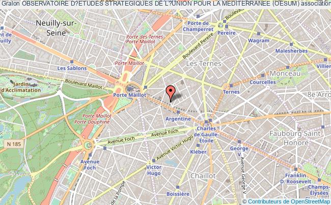 plan association Observatoire D?etudes Strategiques De L?union Pour La Mediterranee (oesum) Paris