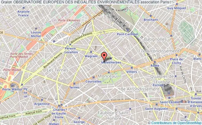 plan association Observatoire EuropÉen Des InÉgalitÉs Environnementales Paris