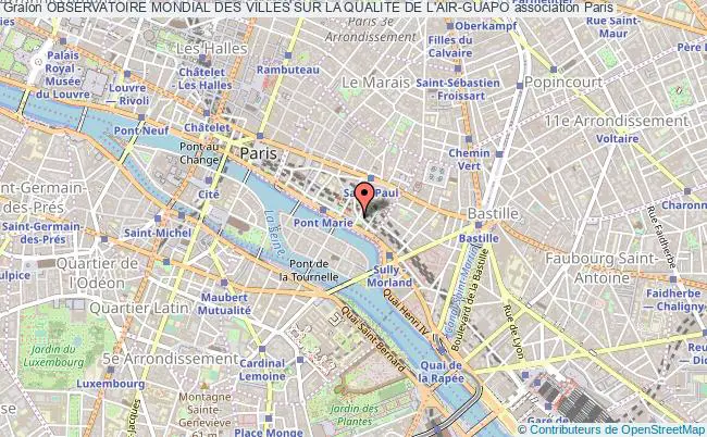 plan association Observatoire Mondial Des Villes Sur La Qualite De L'air-guapo Paris