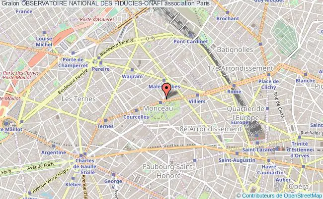 plan association Observatoire National Des Fiducies-onafi Paris